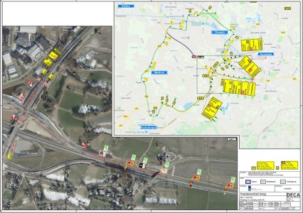 Nachtelijke afsluiting A35 tussen Enschede-West en Hengelo Zuid