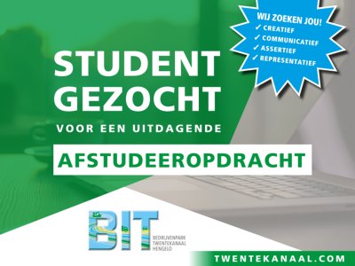 Student gezocht voor afstudeeropdracht