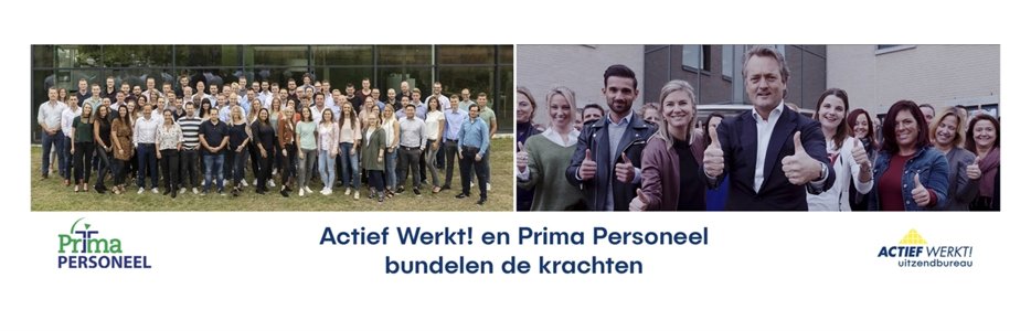 Prima Personeel en Actief Werkt! bundelen de krachten
