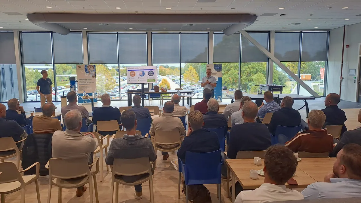 Geslaagde ledenvergadering bij NX Filtration