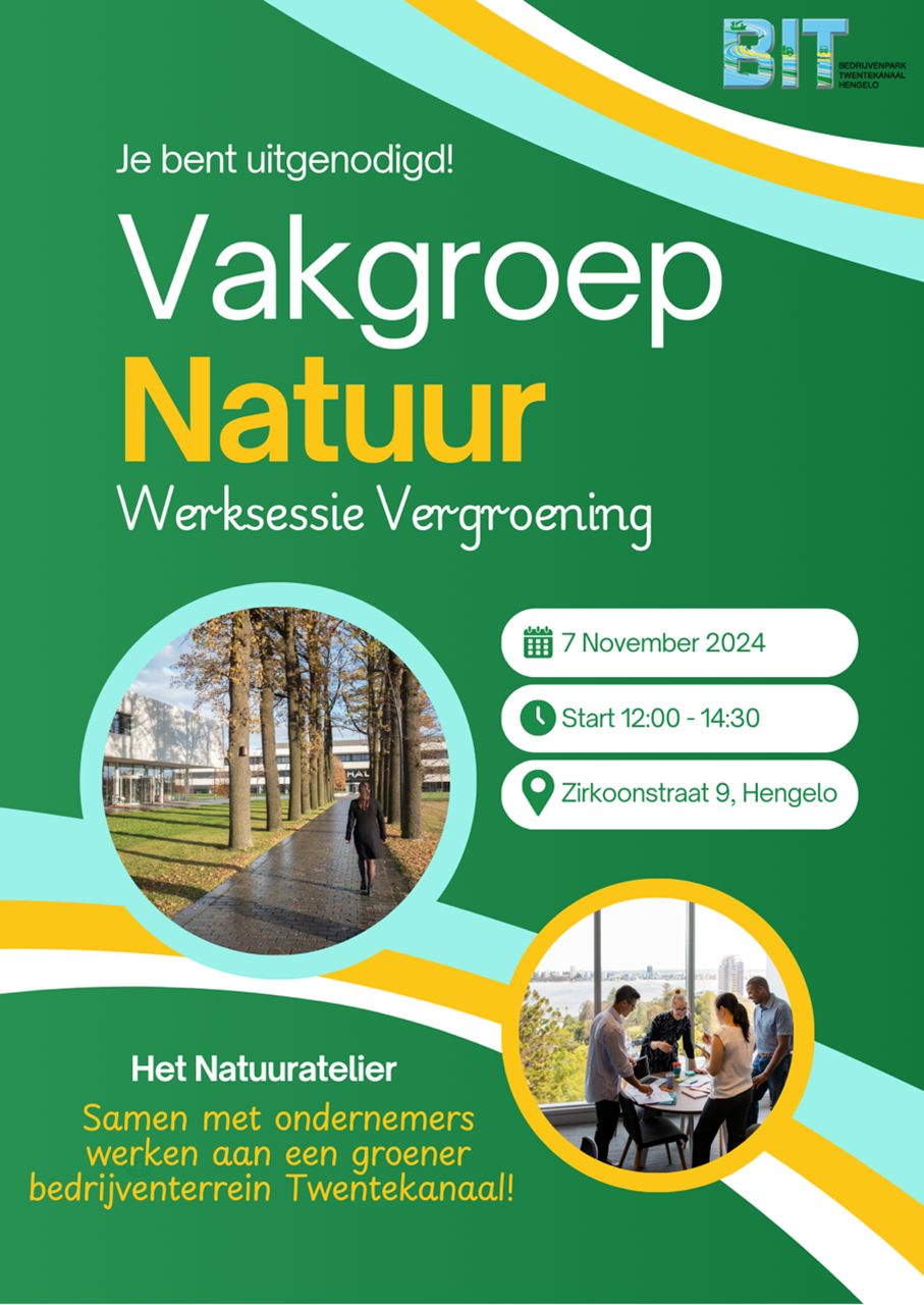Werksessie vergroening door vakgroep Natuur
