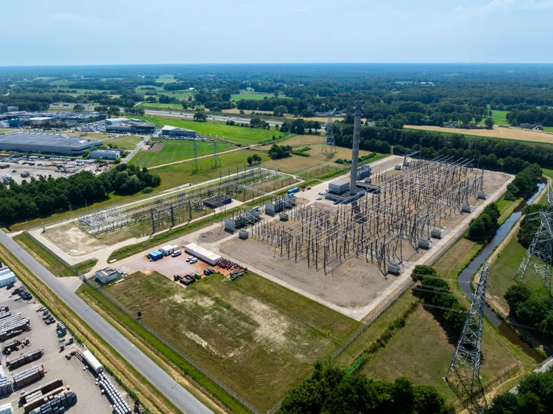 Werkzaamheden hoogspanningsstation Hengelo Oele