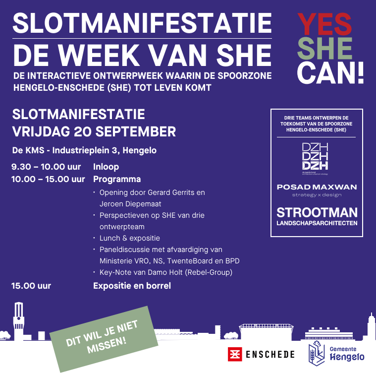 Slotmanifestatie week van SHE